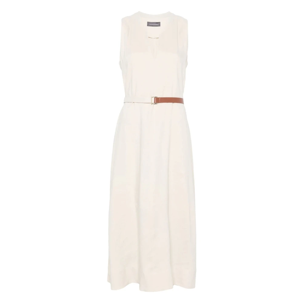 Lorena Antoniazzi Beige Midi Dresses, Female, Xs, Dress