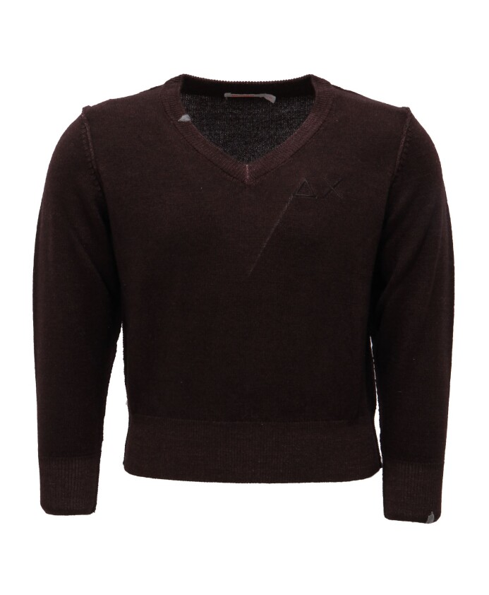 vintage-v-neck-wool-sweater