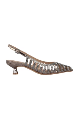 Kitten Heeled Slingback Shoe