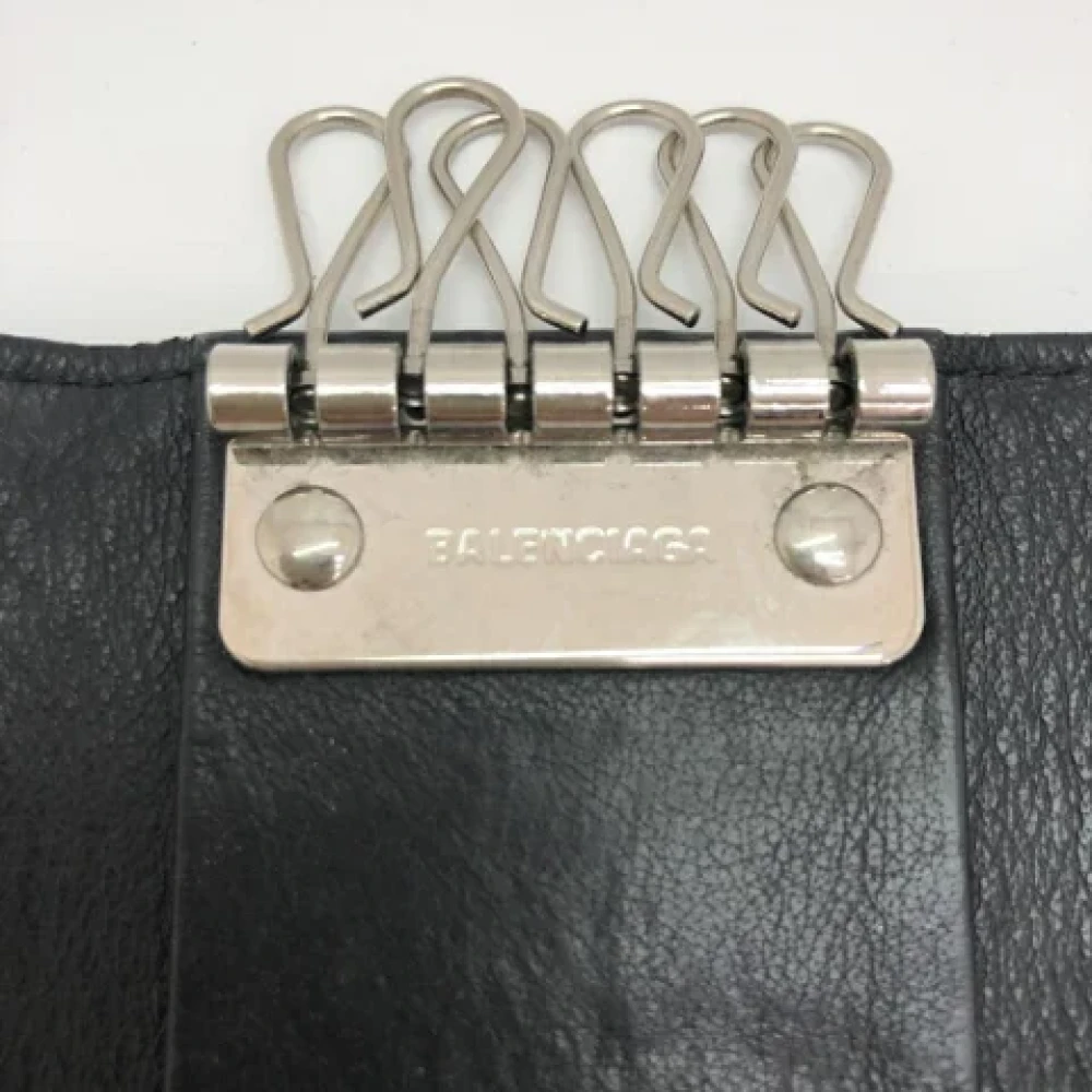 Balenciaga Vintage Pre-owned Leather wallets Black Heren