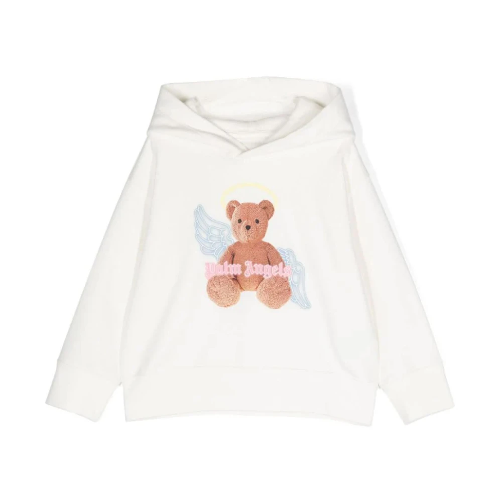 Palm Angels Bear Angel Hoodie White, Pojke