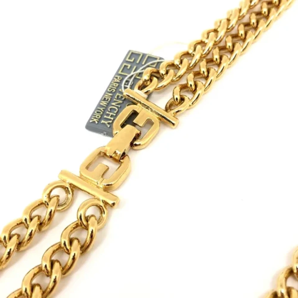 Givenchy Pre-owned Metal belts Yellow Dames