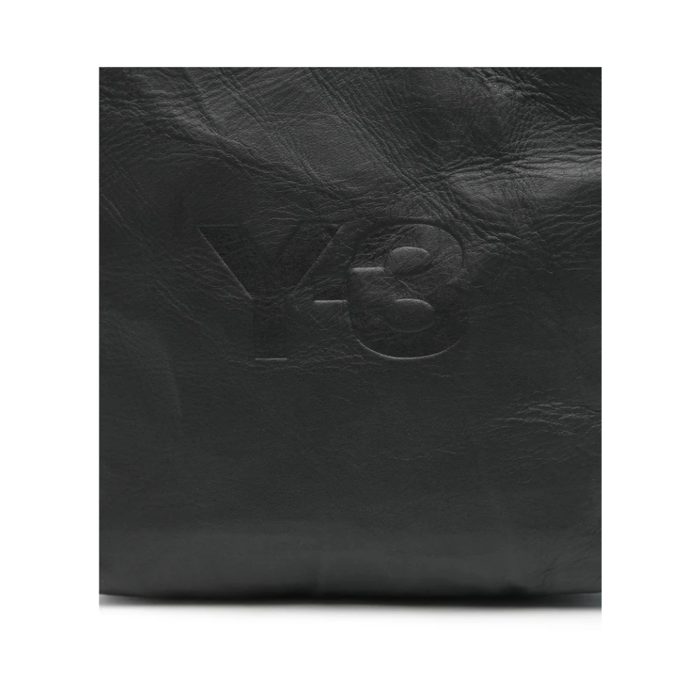 Y-3 Zwarte Schoudertas met Bovenhandvat Black Dames