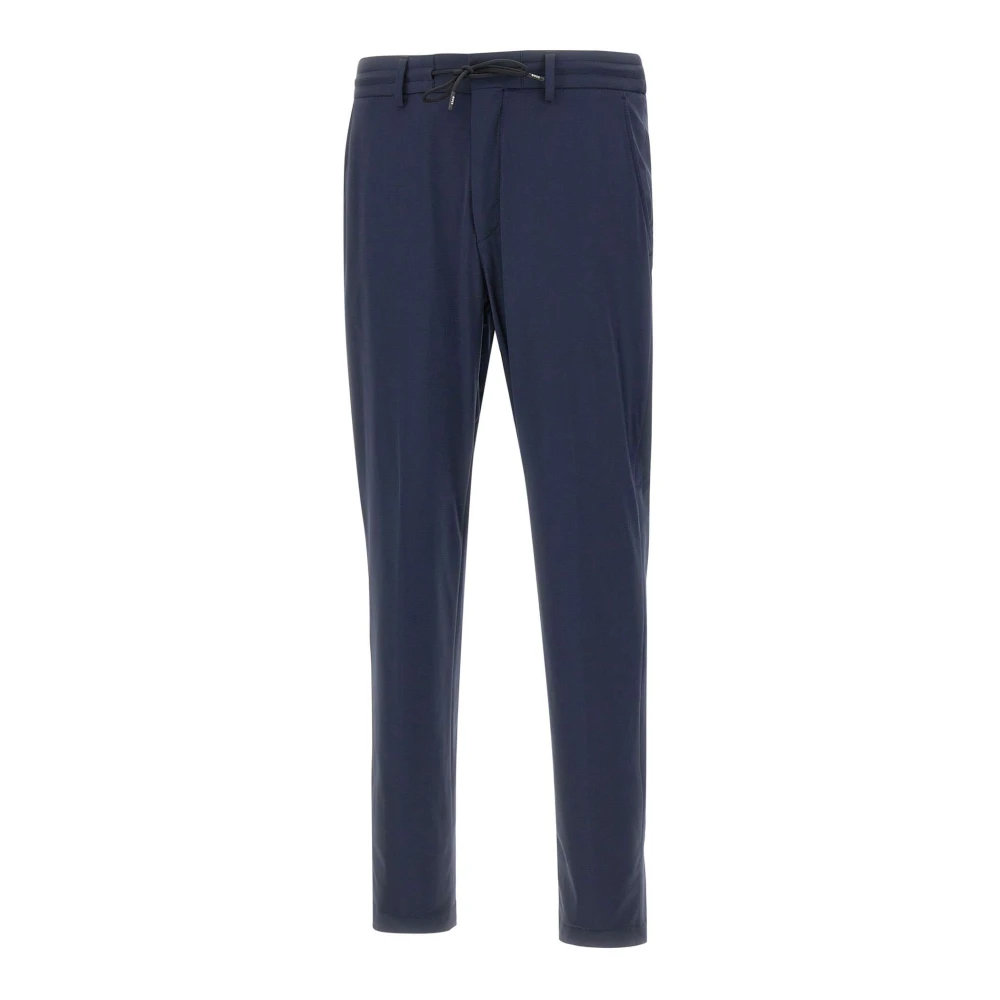 Hugo Men's Blue Slim-Fit Trousers - Slim-Fit Trousers - Xl - Trousers