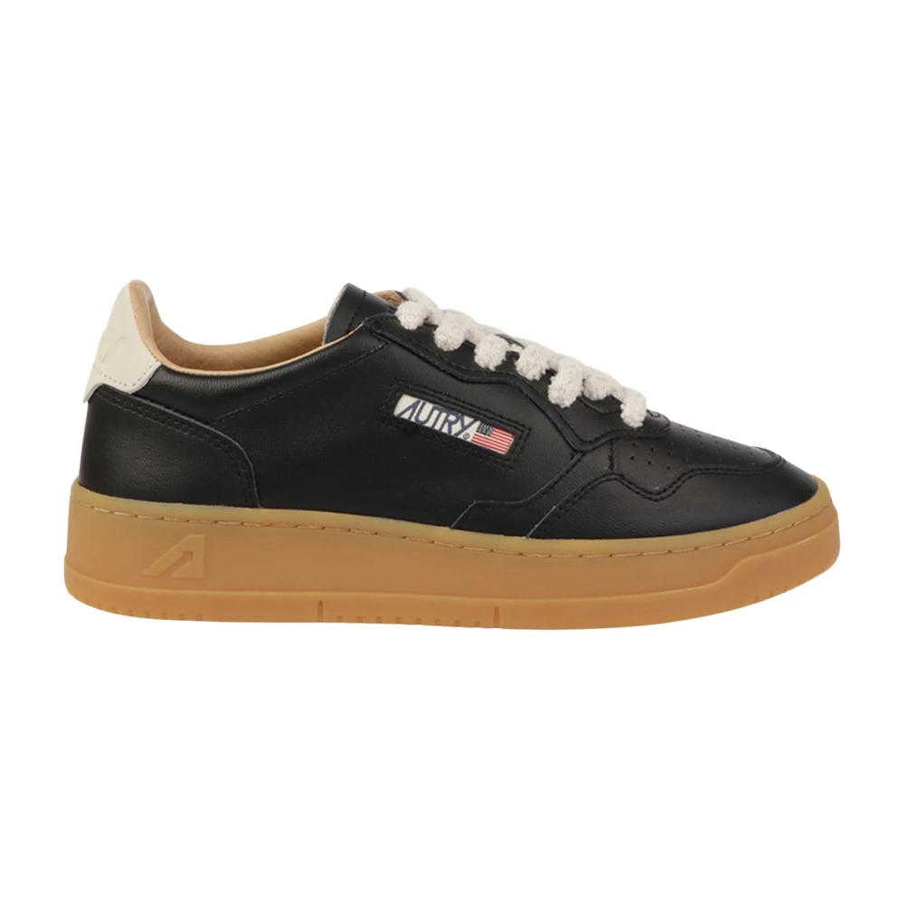Autry Men's Black Medalist Low Trainers - Sneakers - 11 Uk - Shoes