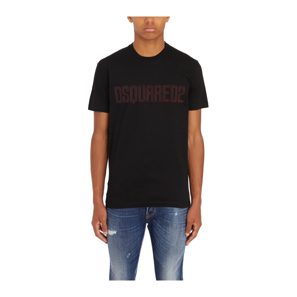 Dsquared2 Cool Fit Katoenen T-Shirt Black Heren