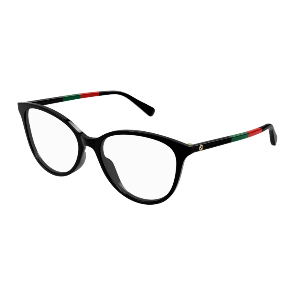 Gucci Cat-eye acetaat brilmonturen Black Unisex