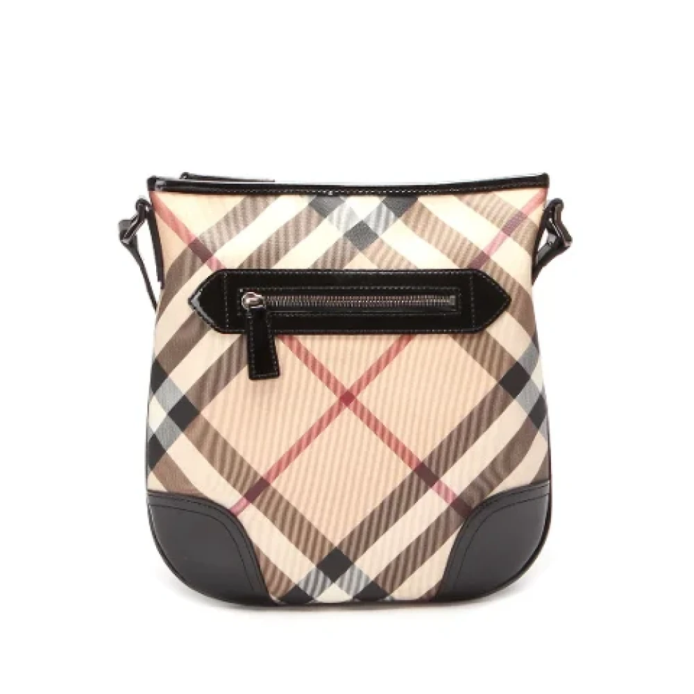 Burberry Vintage Pre-owned Canvas crossbody-bags Multicolor Dames