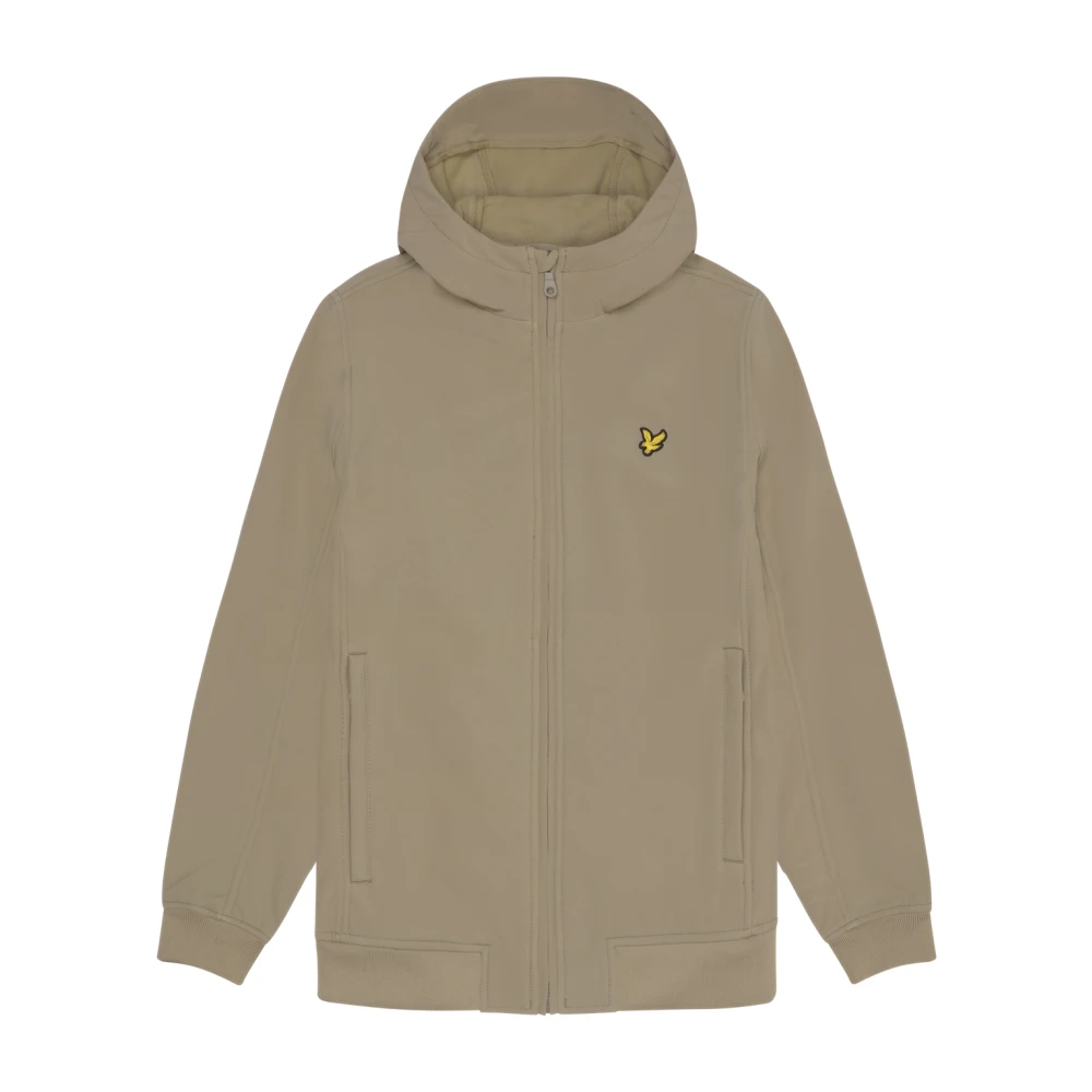 LYLE & SCOTT Heren Jassen Fleece Back Softshell Jacket Groen