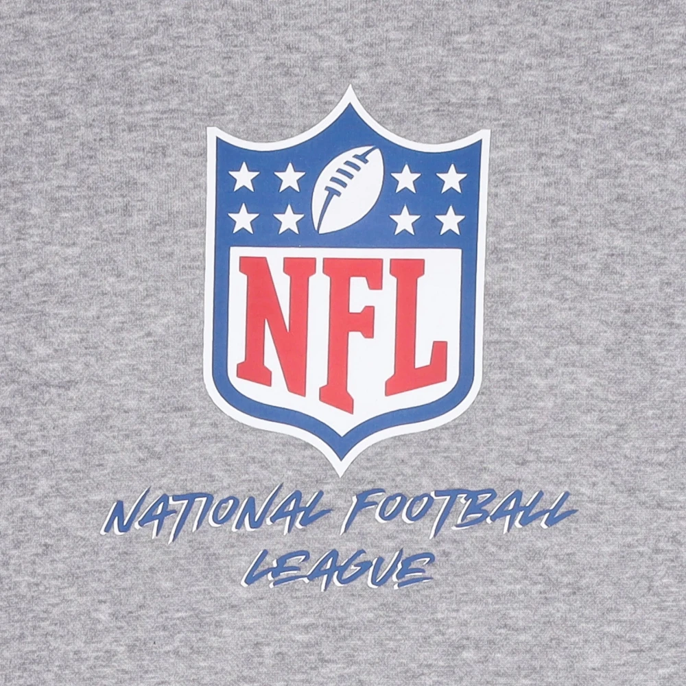 new era NFL Script Team Hoodie Heather Grey Gray Heren
