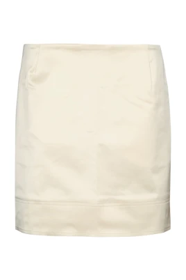 Crepe Mini Skirt