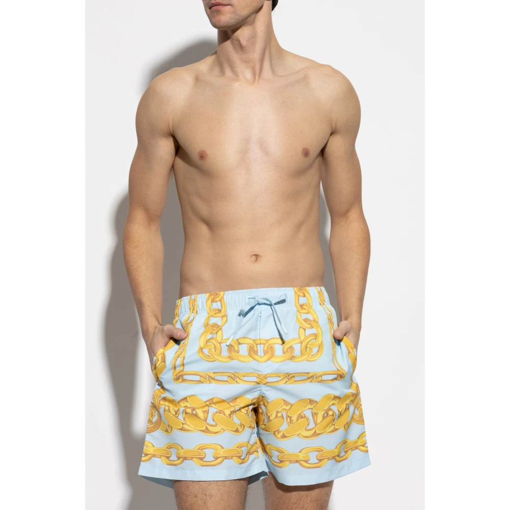 Versace Zwembroek Blue Heren
