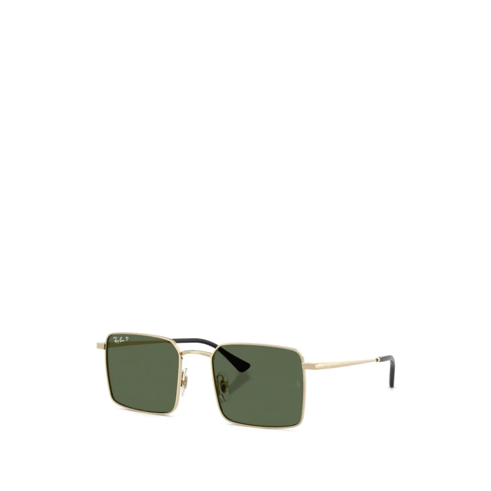 Ray-Ban RB3782, Pale Gold Polarized Sunglasses Dark Green Polarized lenses, Mojo Glasses - Image 6