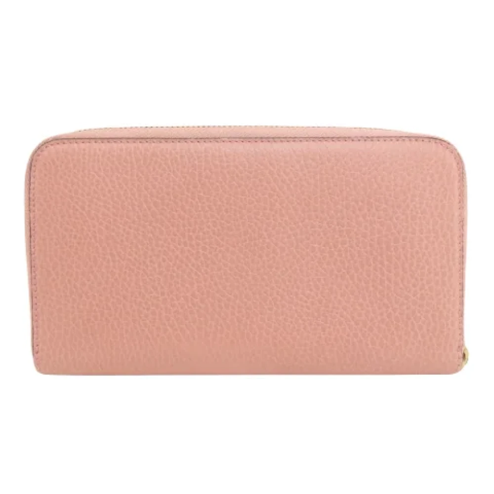 Gucci Vintage Pre-owned Leather wallets Pink Dames