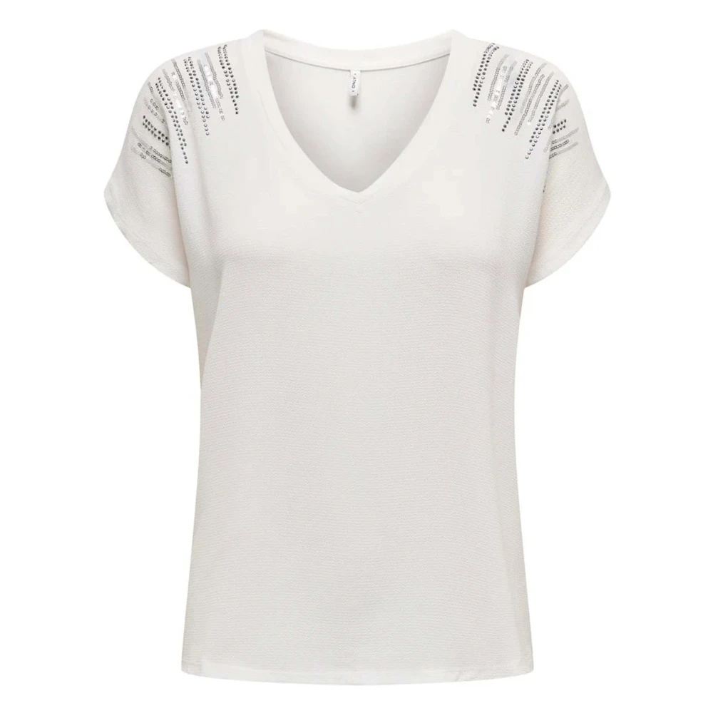 Only Onllouisa T-shirt White Dames