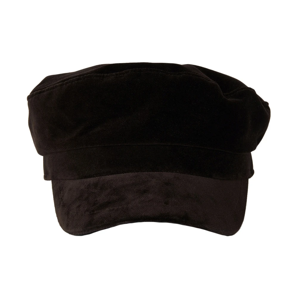 LOW Classic Minimalist Newsboy Cap Brown Dames