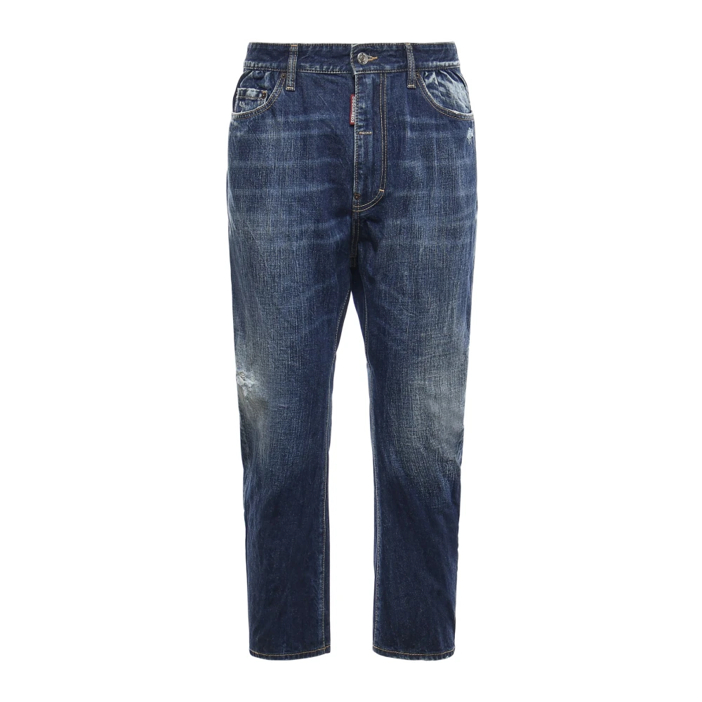 Dsquared2 Men's Blue Dan's Big Brother Jeans