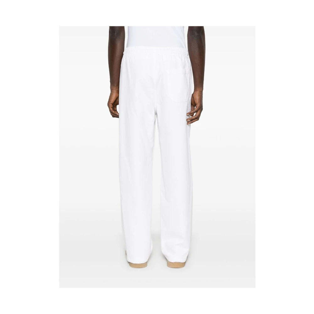 A.p.c. Witte Trekkoord Taille Shorts White Heren