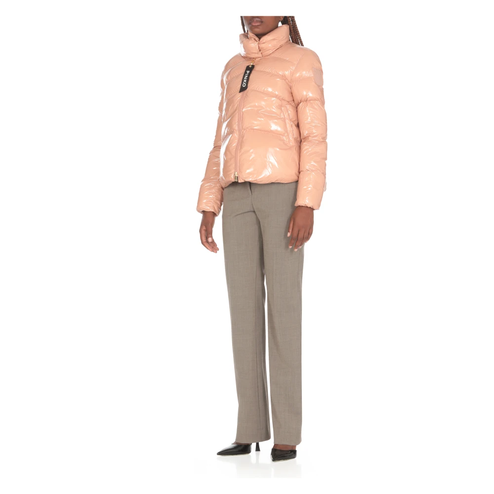 pinko Gewatteerde jas met gepolijst effect Pink Dames
