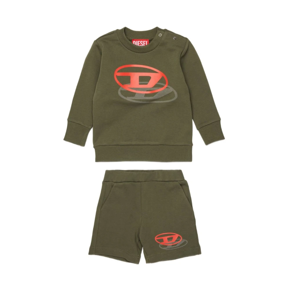 Diesel Boys Green Kids Sets, 9 M, Dresses