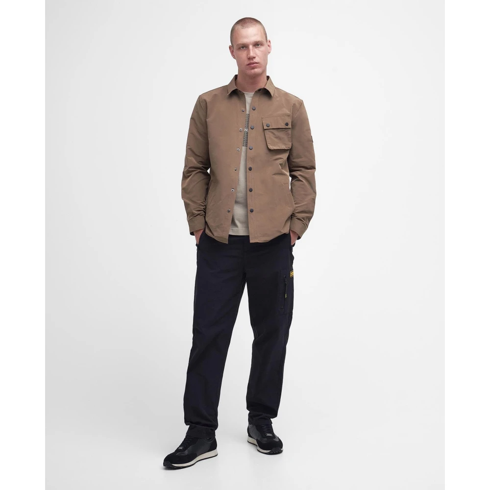 Barbour Control Overshirt Fossil-M Brown Heren