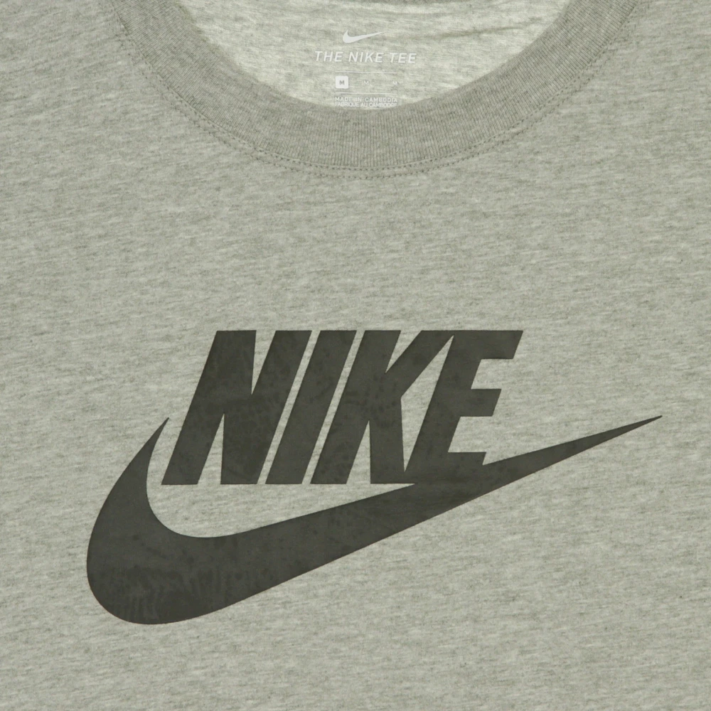 Nike Essential Crop Icon T-Shirt Gray Dames