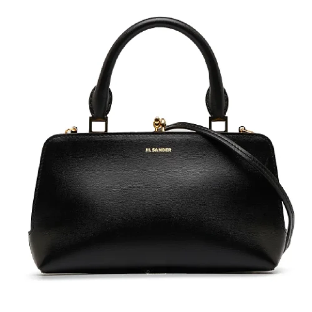 Jil Sander Pre-owned Leather handbags Black Dames