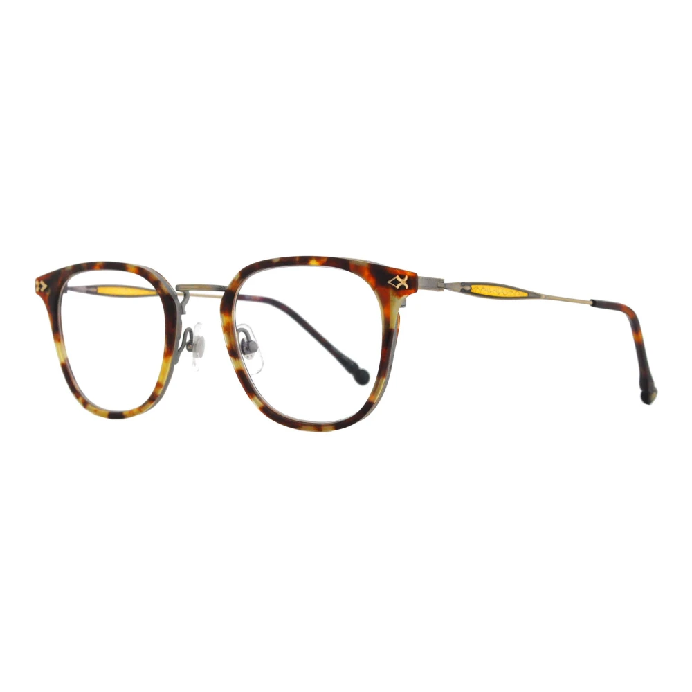 Matsuda Antique Gold Brown Eyewear Frames Brown Unisex