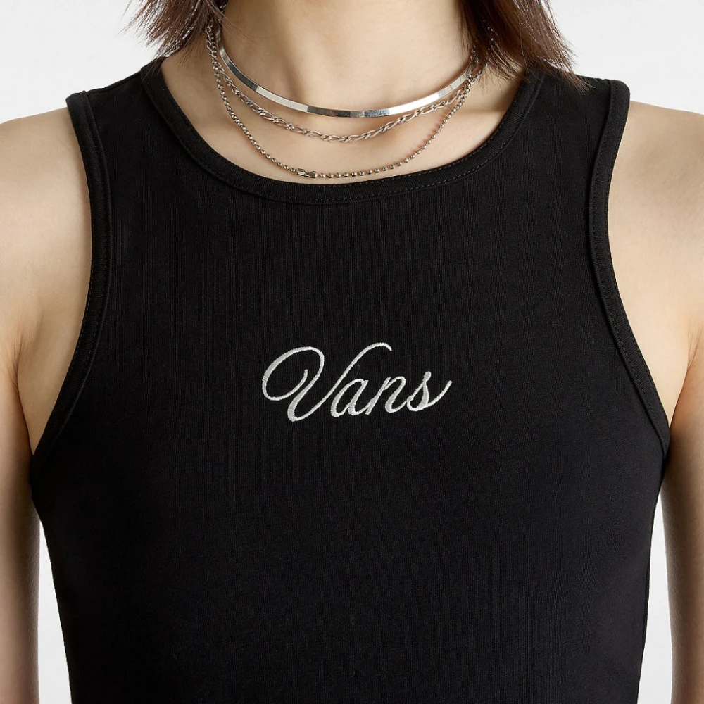 Vans Staple Fitted Shirts Black Dames