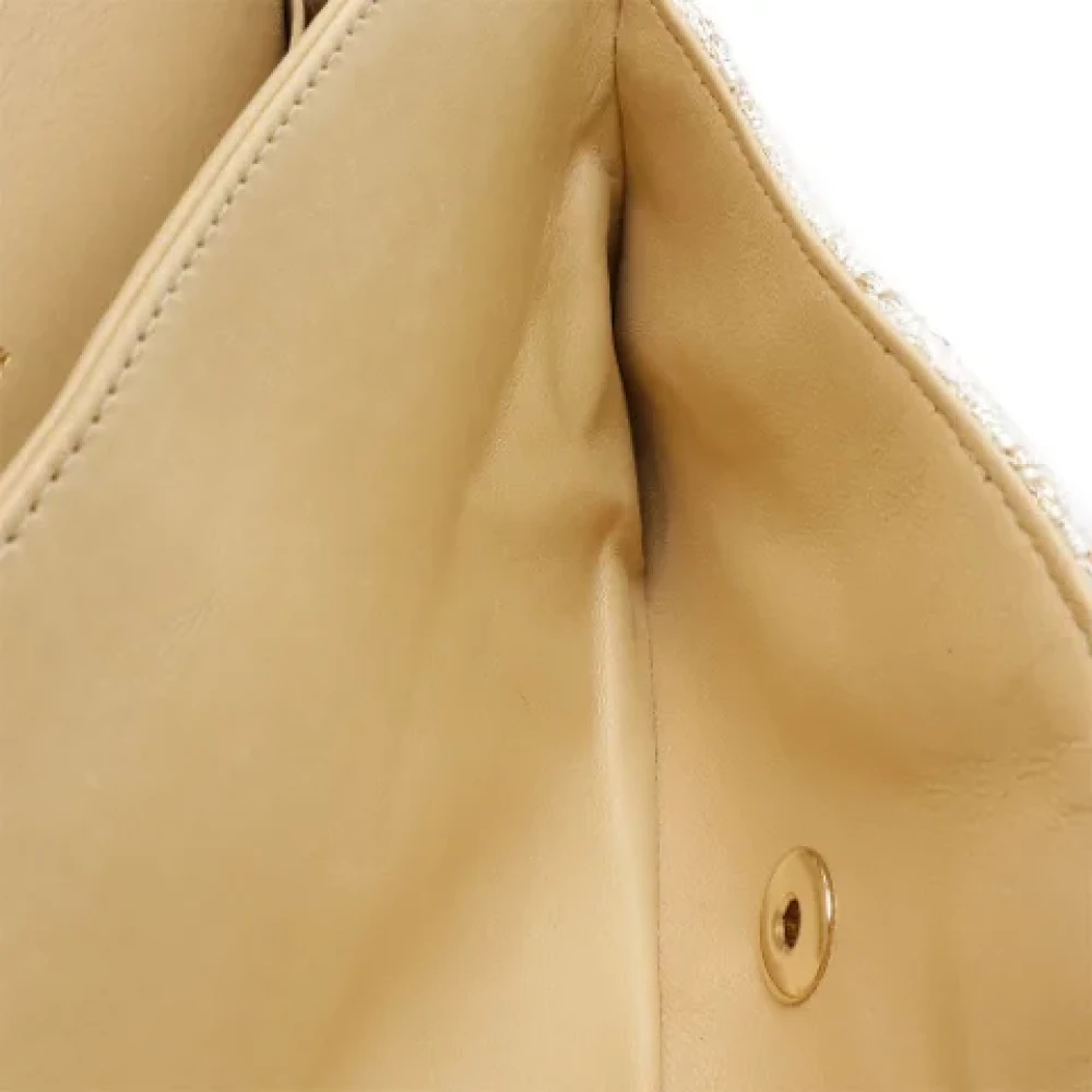 Chanel Vintage Pre-owned Leather shoulder-bags Beige Dames
