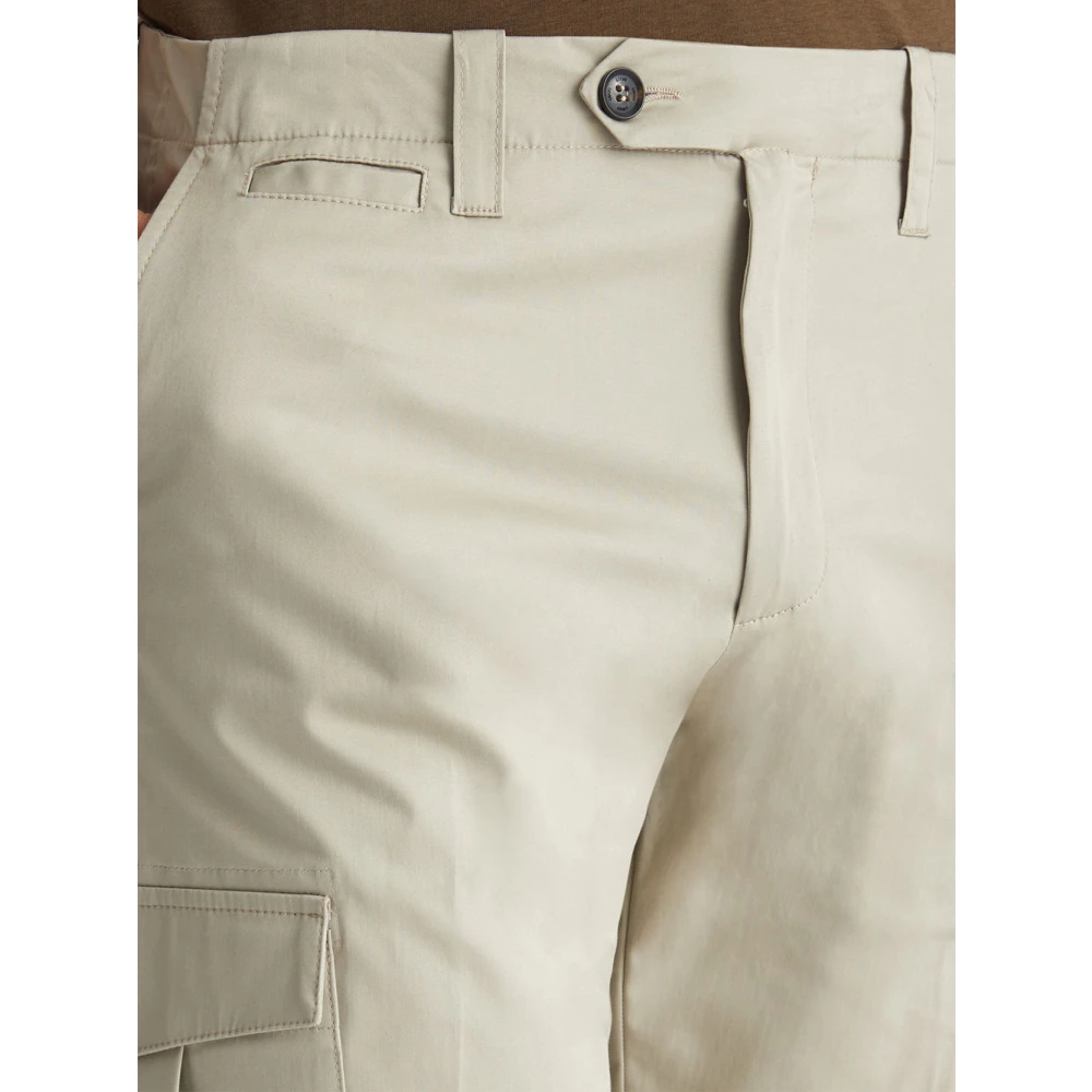 Liu Jo Cargo Broek Beige Parachute Stof Beige Heren
