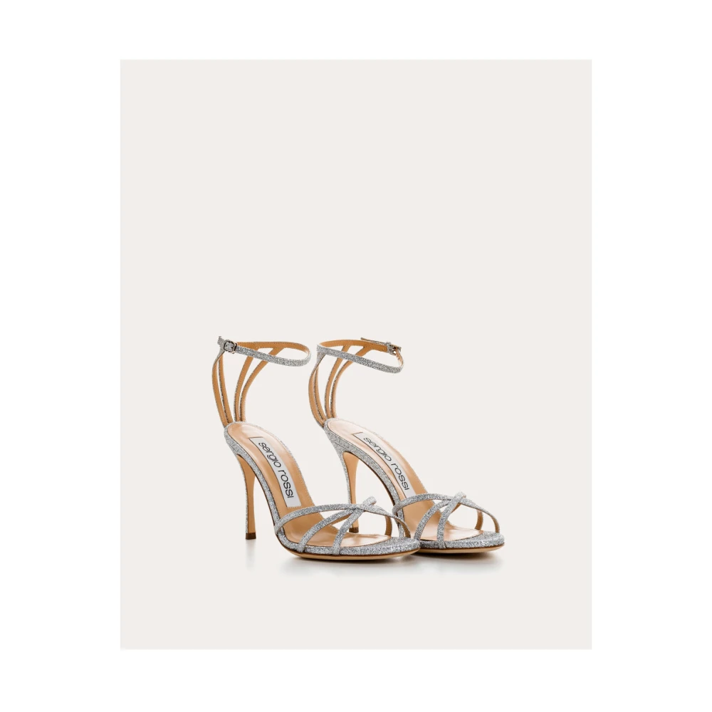 Sergio Rossi Elegante Godiva Sandalen met Achterband Gray Dames