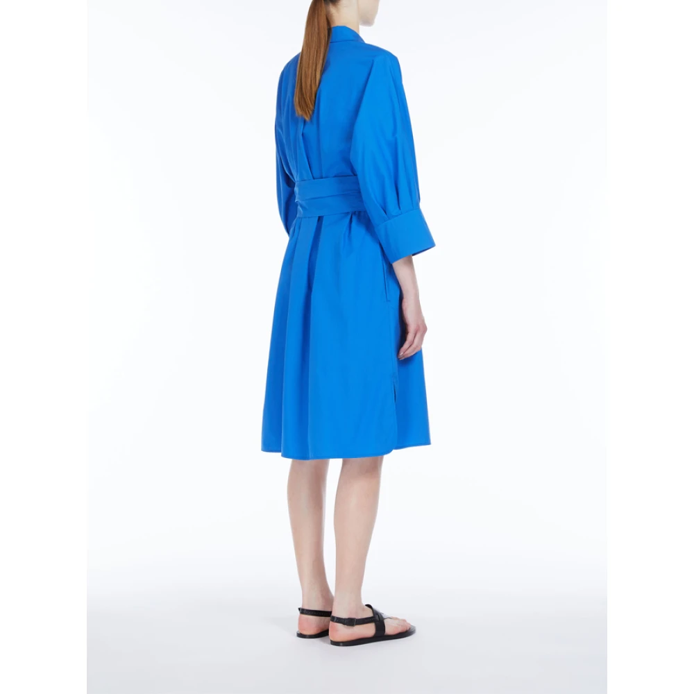 Max Mara Shirt Dresses Blue Dames