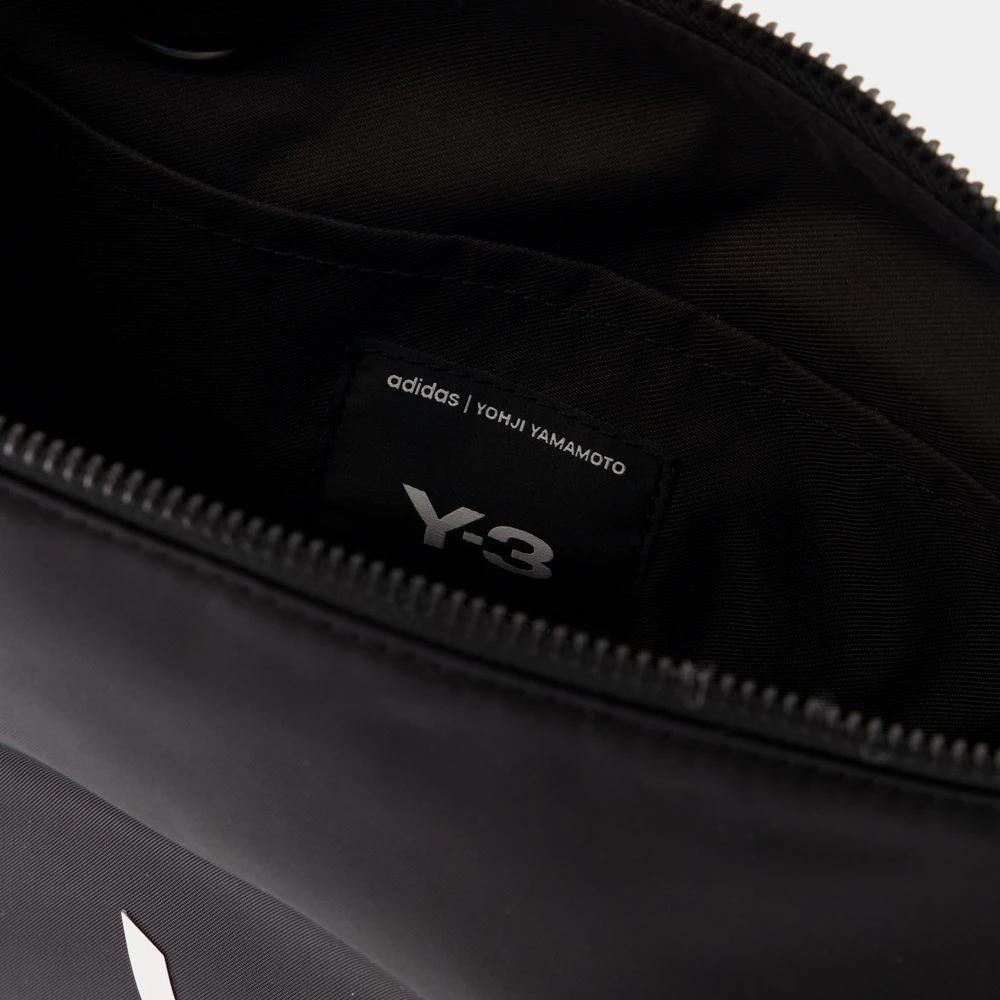 Y-3 Zwarte Synthetische Crossbody Tas met Magneetsluiting Black Dames