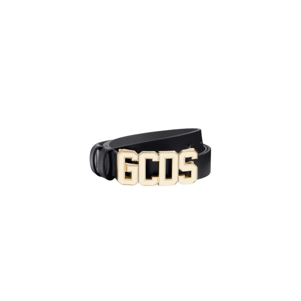 Gcds Leren Riemen Black Heren