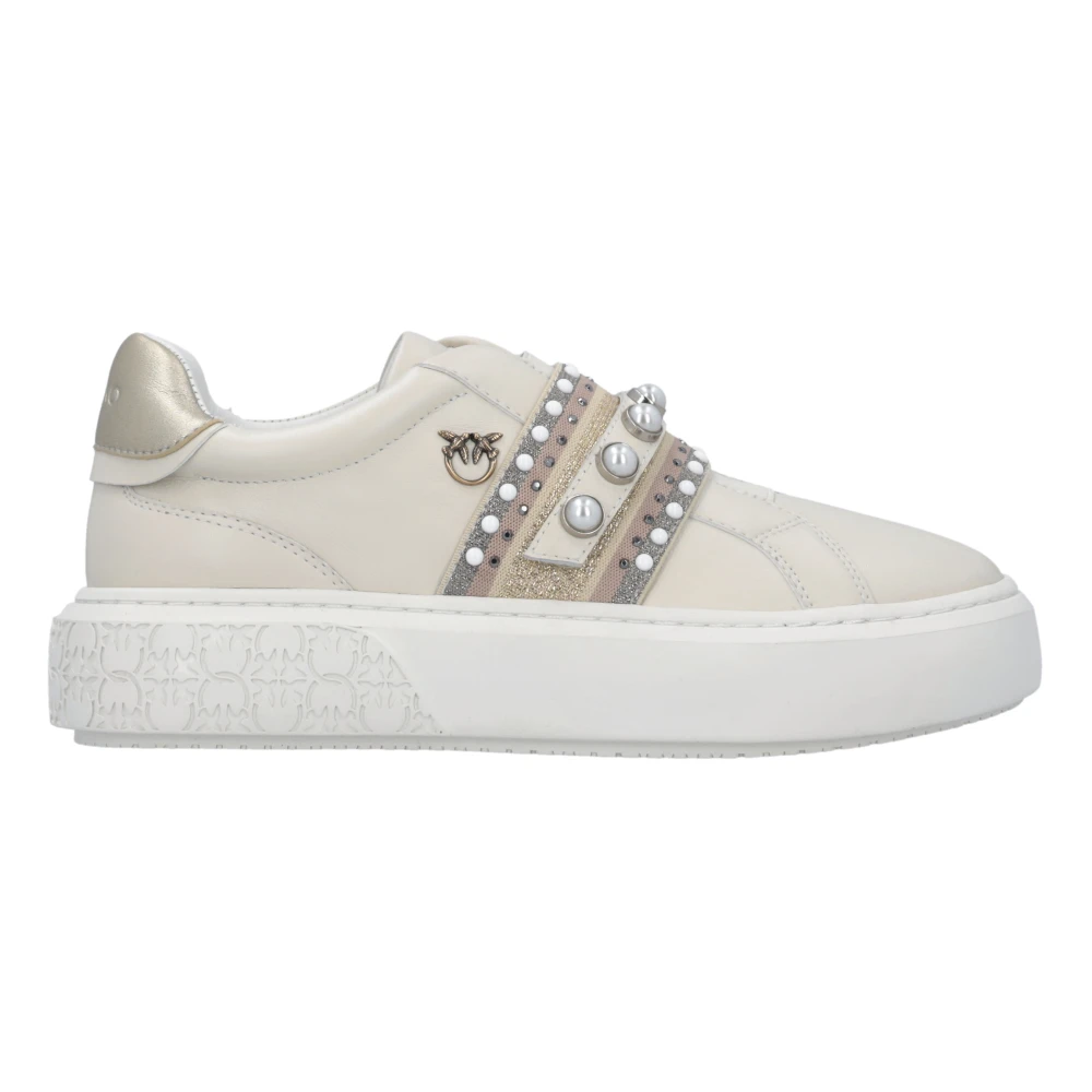 Pinko Yoko Sneakers Dames Schoenen Wit