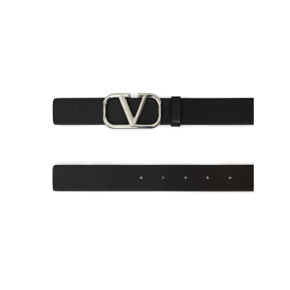 Valentino Garavani Zwarte Riemen voor Mannen Aw24 Black Heren