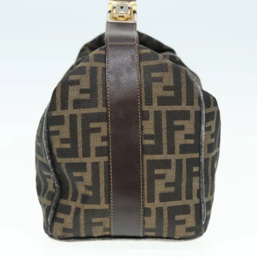Fendi Vintage Pre-owned Canvas pouches Brown Dames