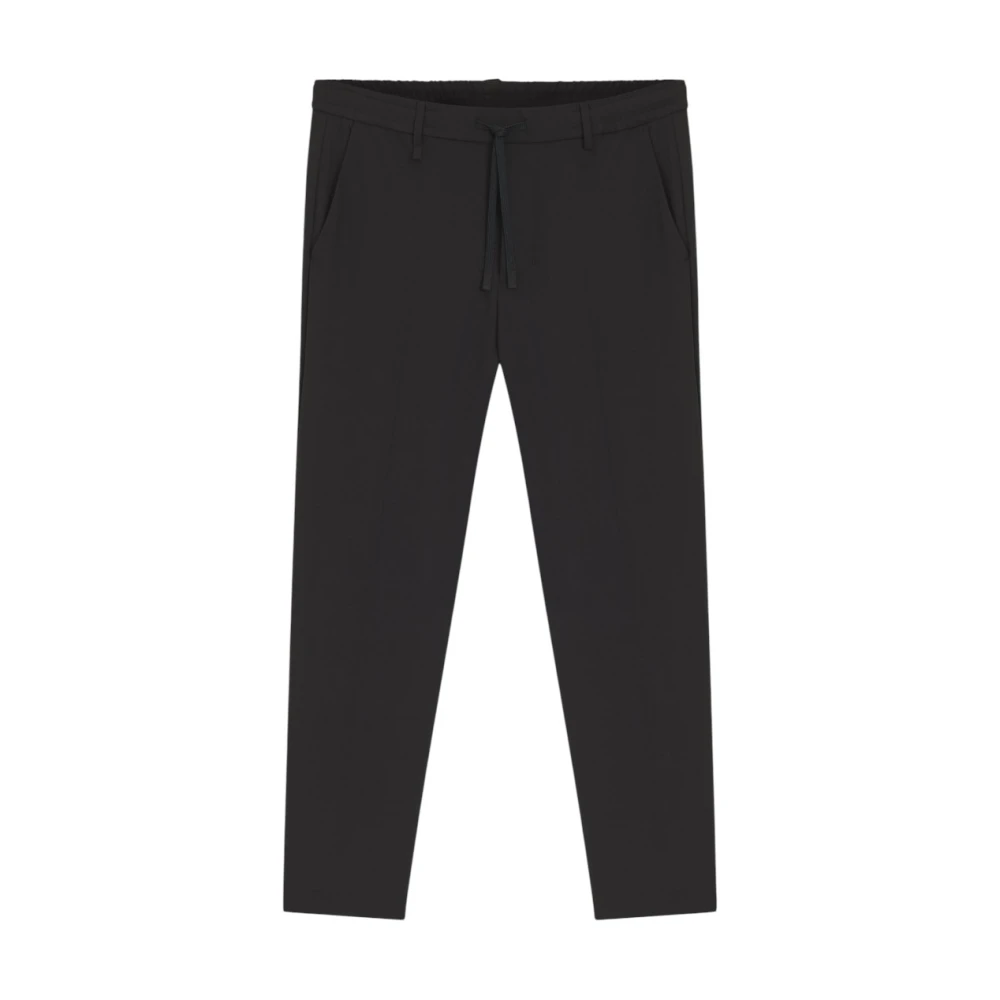 Hugo Men's Black Slim-Fit Trousers - Slim-Fit Trousers - L - Trousers
