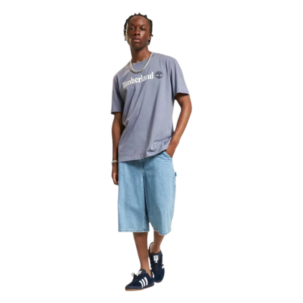 Timberland Casual Katoenen T-shirt Gray Heren