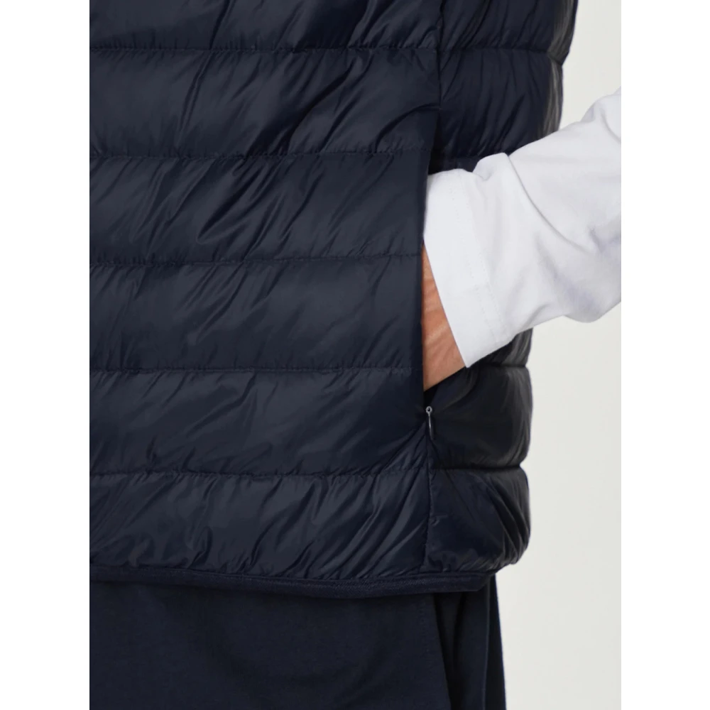 Emporio Armani EA7 Donkerblauwe Pufferjas Blue Heren