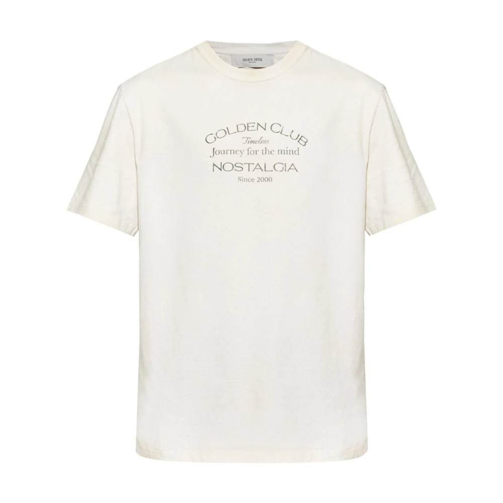 Golden Goose Zwarte T-shirt en Polo Combo Beige Heren