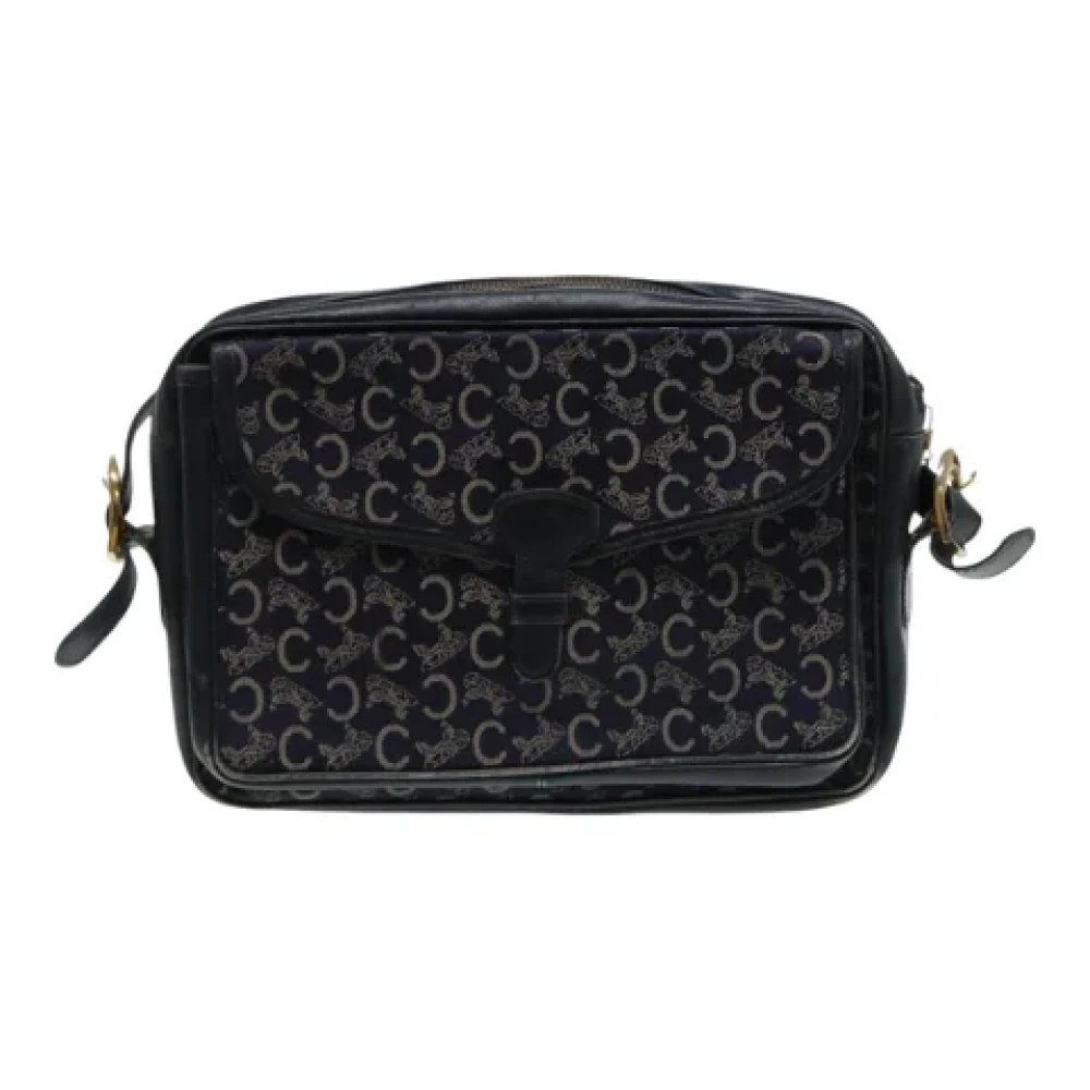 Celine Vintage Pre-owned Canvas celine-bags Blue Dames