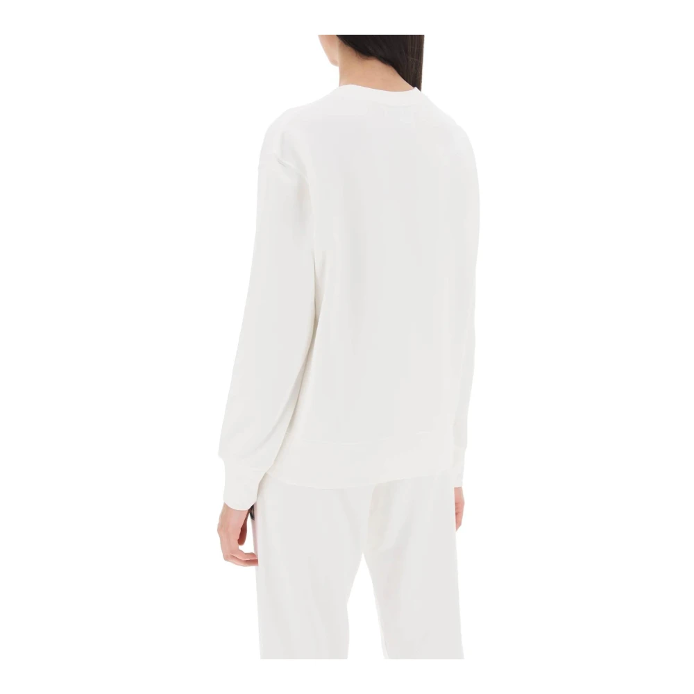 Autry Sweatshirt met Maxi Logo Print White Dames