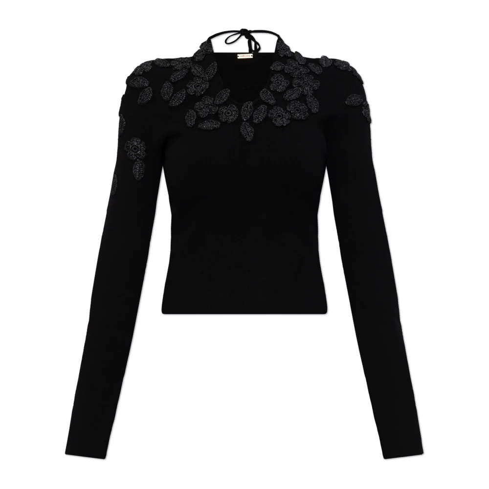 Cult Gaia Top Livie Black Dames