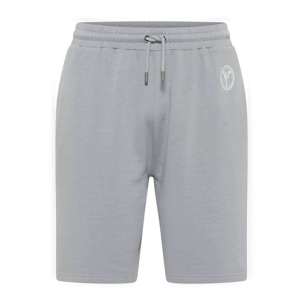 Carlo Colucci Men's Gray Casual Shorts, Xl, Casual Fashion Shorts