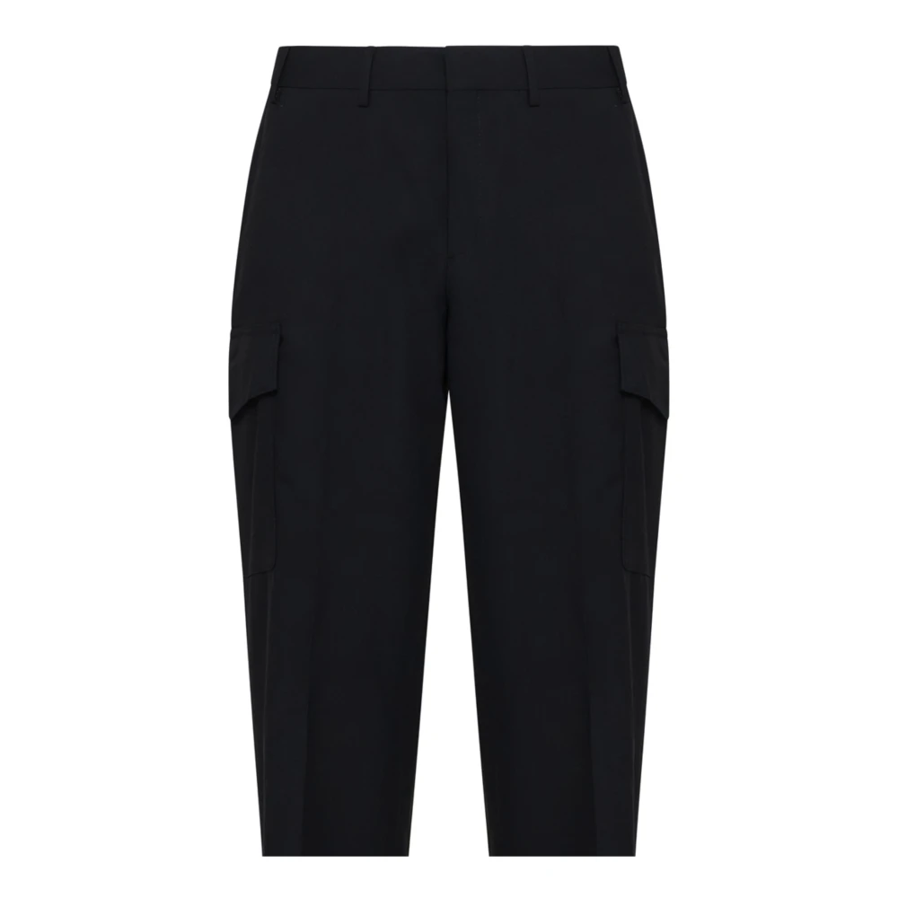 Lardini Zwarte Drop Reg Broek Black Heren