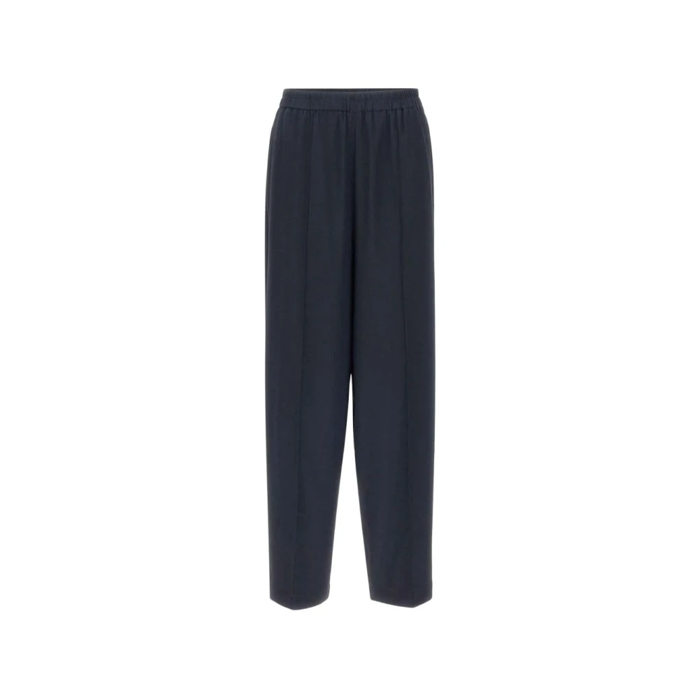 Fabiana Filippi Women's Blue Straight Trousers, L, Straight Trousers
