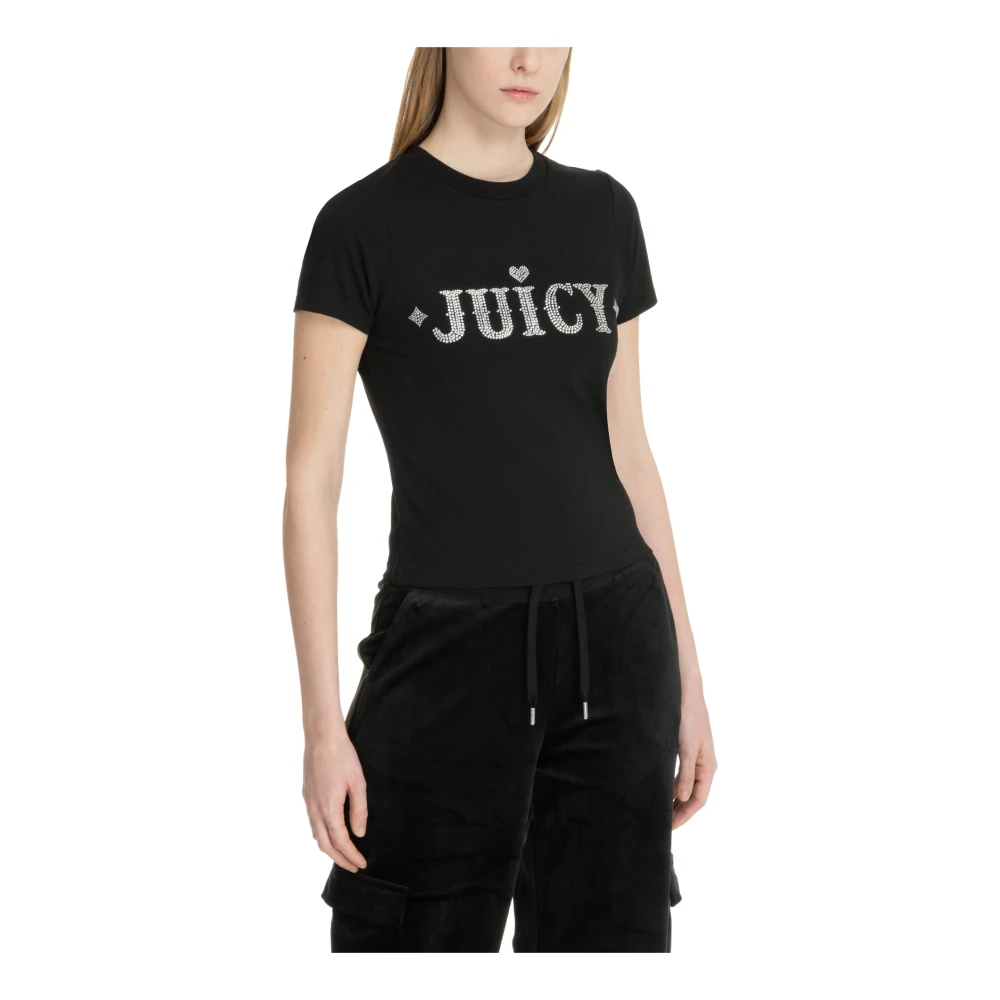 Juicy Couture Rodeo Ryder T-shirt Black Dames