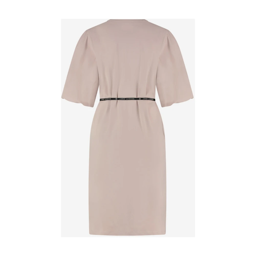 Jane Lushka Stijlvolle Ava Jurk in Technisch Jersey Pink Dames